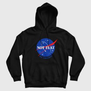 NASA Logo Not Flat We Checked Hoodie