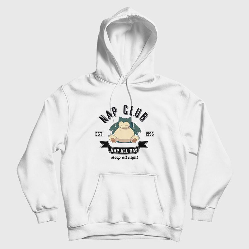 Nap Club Snorlax Nap All Day Sleep All Night Pokemon Hoodie Nap Club Snorlax Nap All Day Sleep All Night Pokemon Hoodie