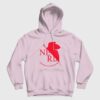 Nerd Neon Genesis Evangelion Nerv Logo Parody Hoodie