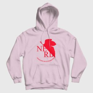 Nerd Neon Genesis Evangelion Nerv Logo Parody Hoodie