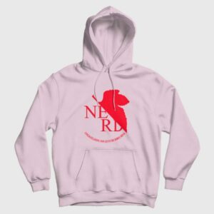 Nerd Neon Genesis Evangelion Nerv Logo Parody Hoodie 3