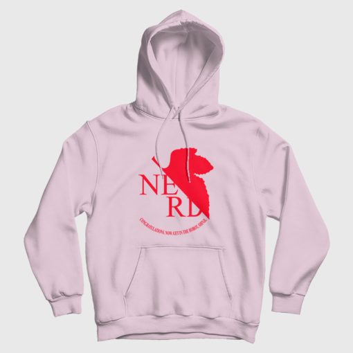 Nerd Neon Genesis Evangelion Nerv Logo Parody Hoodie Nerd Neon Genesis Evangelion Nerv Logo Parody Hoodie