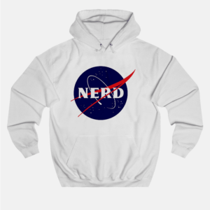Nerd X Nasa Logo Hoodies
