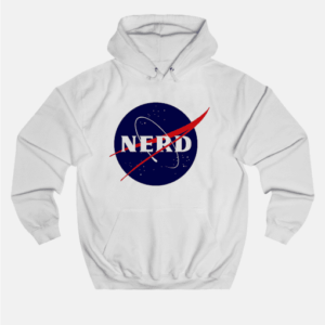 Nerd X Nasa Logo Hoodies