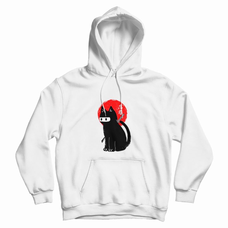 Ninja Cat Black Hoodie Ninja Cat Black Hoodie
