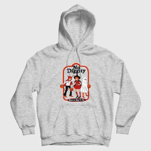 No Diggity Bout To Bag it Up Halloween Hoodie