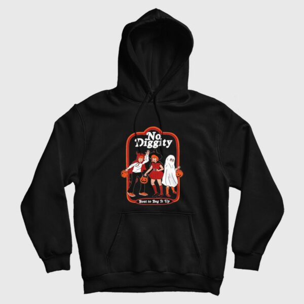 No Diggity Bout To Bag it Up Halloween Hoodie