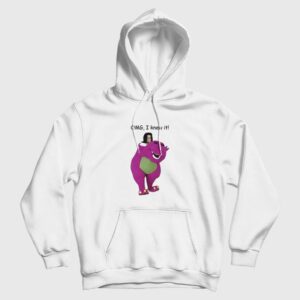 Omg I Knew It Barney Michael Jackson Hoodie