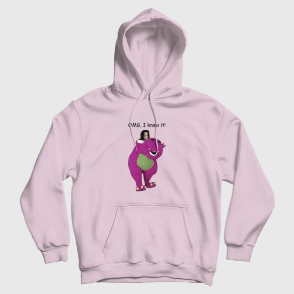 Omg I Knew It Barney Michael Jackson Hoodie