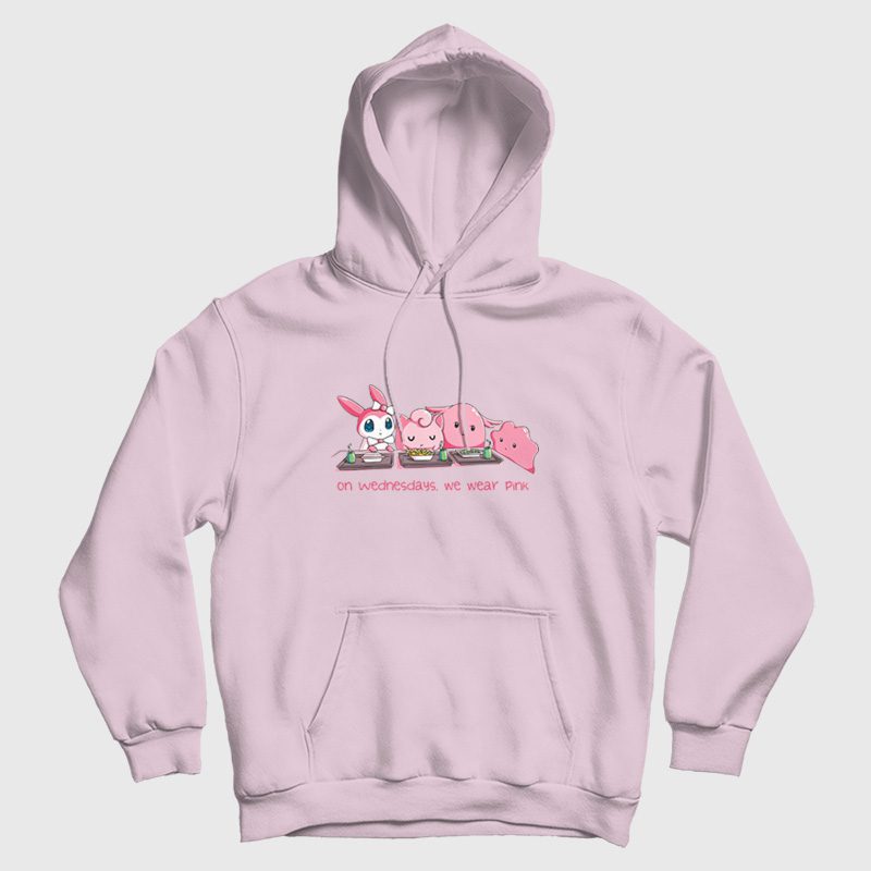 On Wednesdays We Wear Pink Pokemon Hoodie On Wednesdays We Wear Pink Pokemon Hoodie