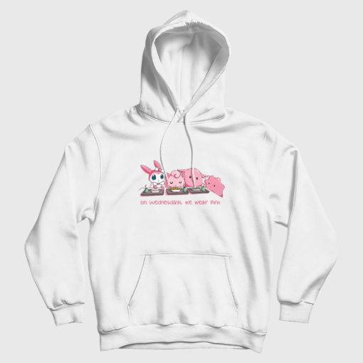 On Wednesdays We Wear Pink Pokemon Hoodie On Wednesdays We Wear Pink Pokemon Hoodie