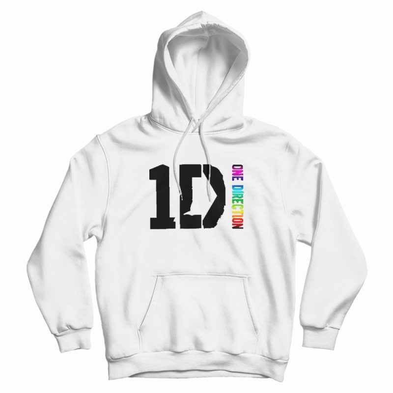 One Direction Logo World Rainbow Hoodie One Direction Logo World Rainbow Hoodie