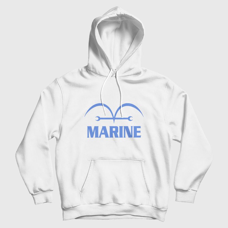 One Piece Marine Logo Hoodie One Piece Marine Logo Hoodie
