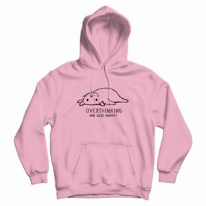 Overthinking And Also Hungry Cat Hoodie 3