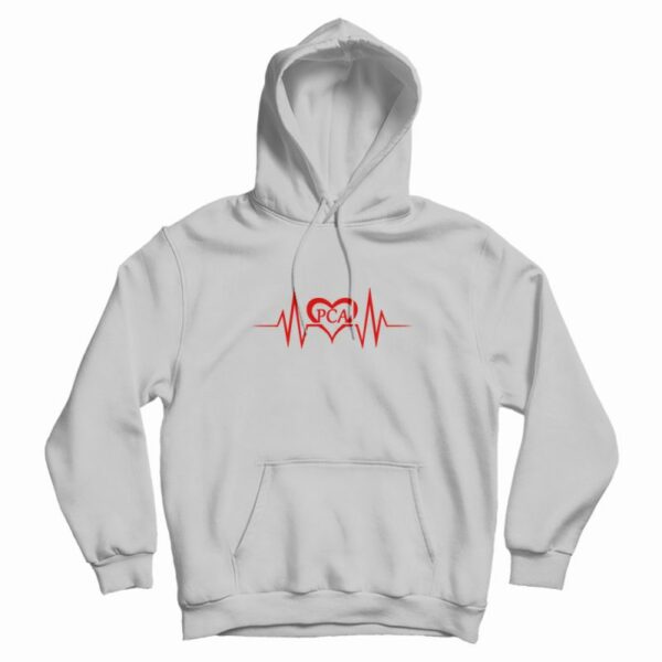 Pca Heartbeat Design Hoodie