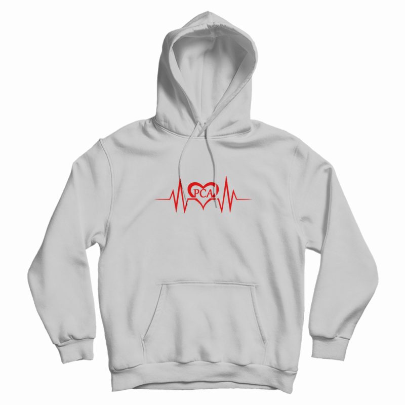 Pca Heartbeat Design Hoodie Pca Heartbeat Design Hoodie