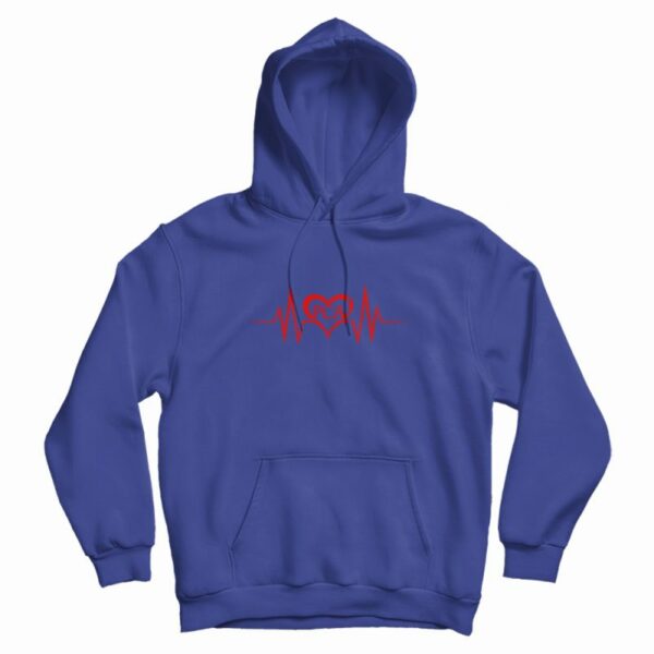 Pca Heartbeat Design Hoodie