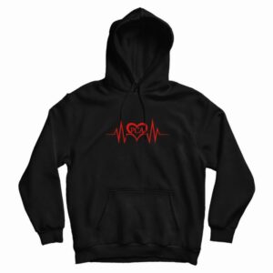 Pca Heartbeat Design Hoodie 3