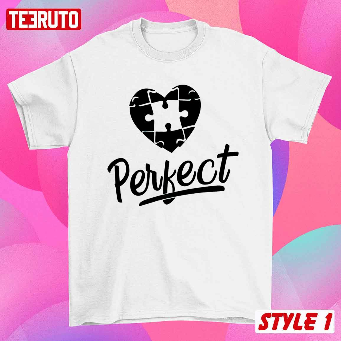 Perfect Heart Match Puzzle Couple Matching Valentine Sweatshirt Perfect Heart Match Puzzle Couple Matching Valentine Sweatshirt