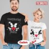 Personalize Mickey Minnie Celebrating Anniversary Husband And Wife Matching T-Shirt