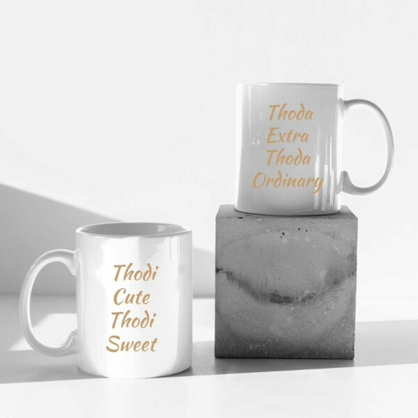 Personalized Cute Couple Mug Combo (Pack of 2)