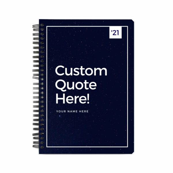 Personalized Notebook Navy Blue – Customize As You Like