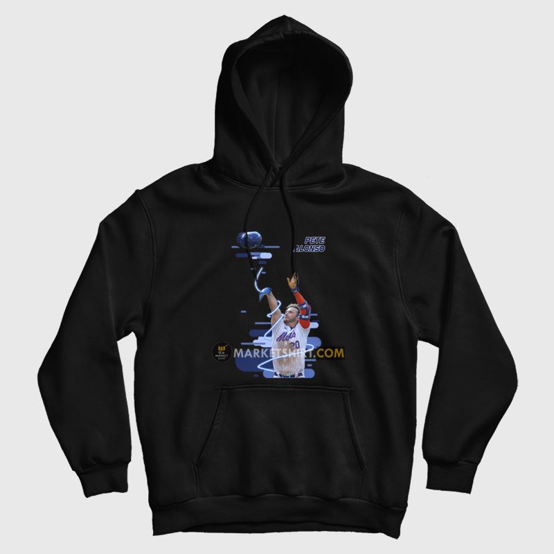 Pete Alonso Jumpshot Walk-Off Homer Celebration Hoodie Pete Alonso Jumpshot Walk-Off Homer Celebration Hoodie