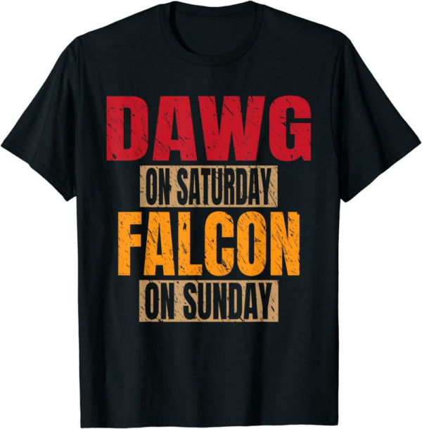 Philly Dawgs T-Shirt Dawg On Saturday Falcon