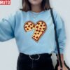 Piece Of My Heart Pizza Lover Unisex Sweatshirt