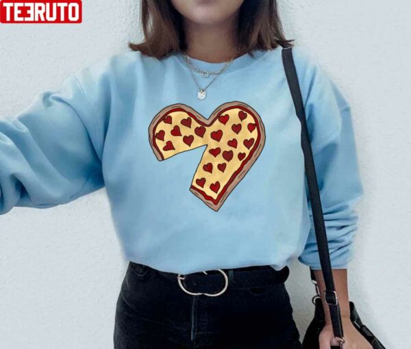 Piece Of My Heart Pizza Lover Unisex Sweatshirt
