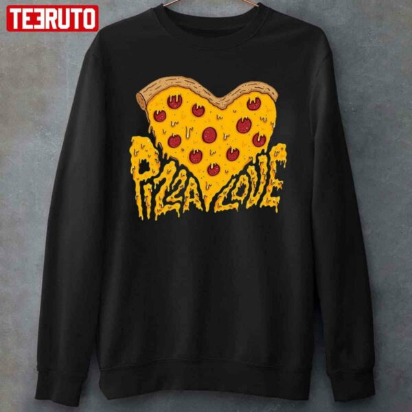 Pizza Is My Valentine Heart Unisex T-Shirt