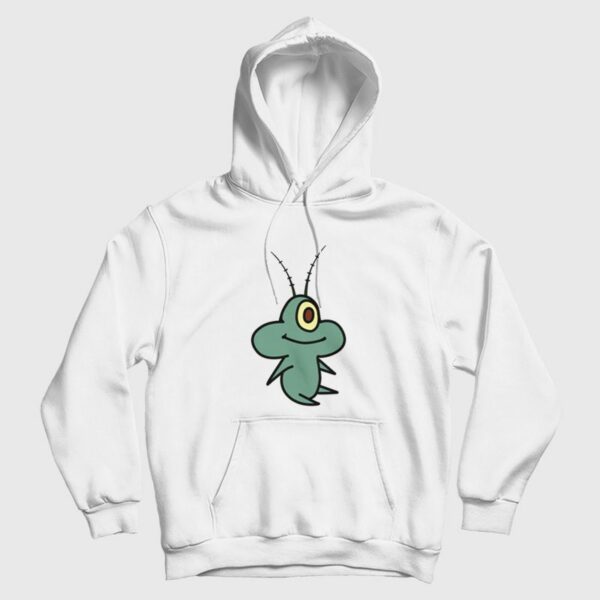 Plankton Eating Popcorn Hoodie Spongebob