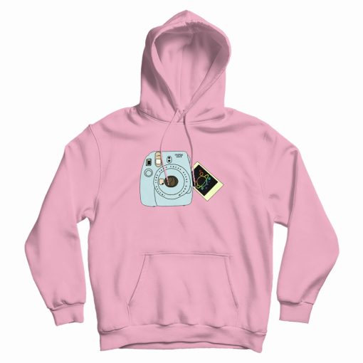 Polaroid Camera And Galaxy Hoodie Polaroid Camera And Galaxy Hoodie