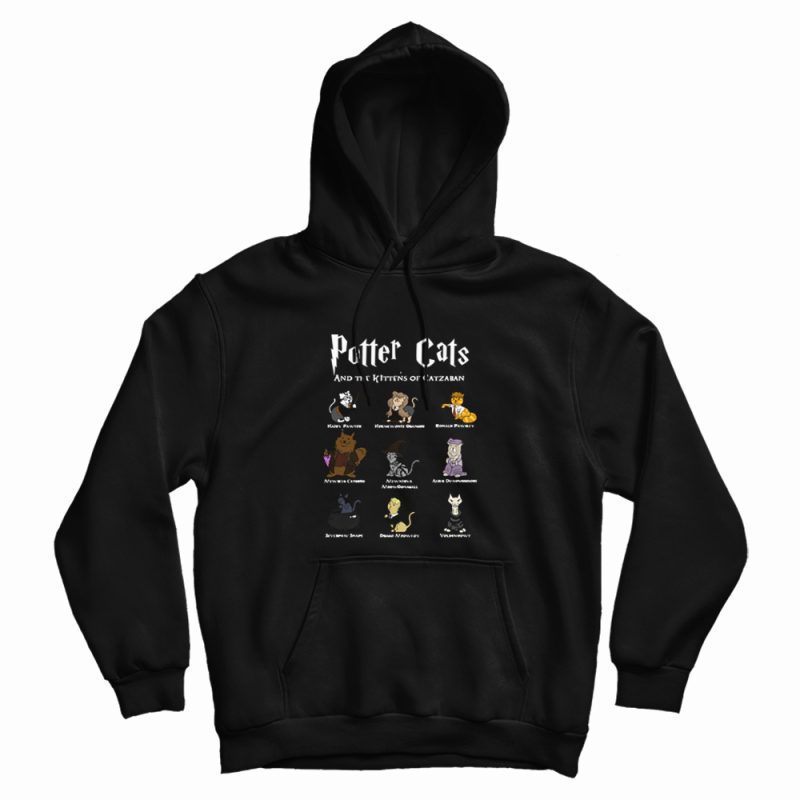 Potter Cats Harry Pawter Hoodie Potter Cats Harry Pawter Hoodie