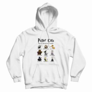 Potter Cats Harry Pawter Hoodie 3