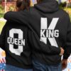 Queen And King Couple Matching Valentine Hoodie