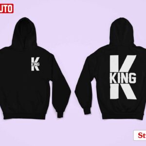 Queen And King Couple Matching Valentine Hoodie 3