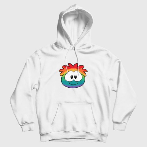 Rainbow Puffle Club Penguin Hoodie Rainbow Puffle Club Penguin Hoodie