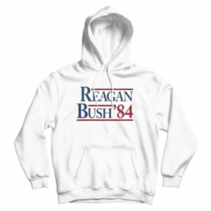Reagan Bush 84 Vintage Ringer Hoodie
