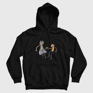 Rick and Morty Adventure Time Crossover Hoodie
