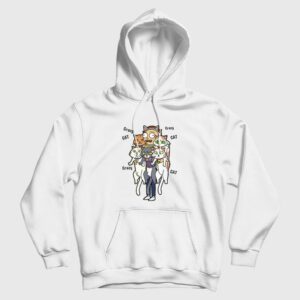 Rick and Morty Crazy Cat Morty Hoodie