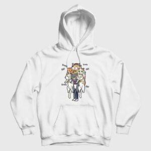Rick and Morty Crazy Cat Morty Hoodie 3