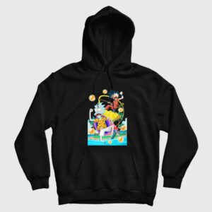 Rick and Morty x Dragon Ball Z Parody Hoodie