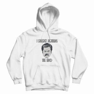 Ron Swanson I Regret Nothing Hoodie 2