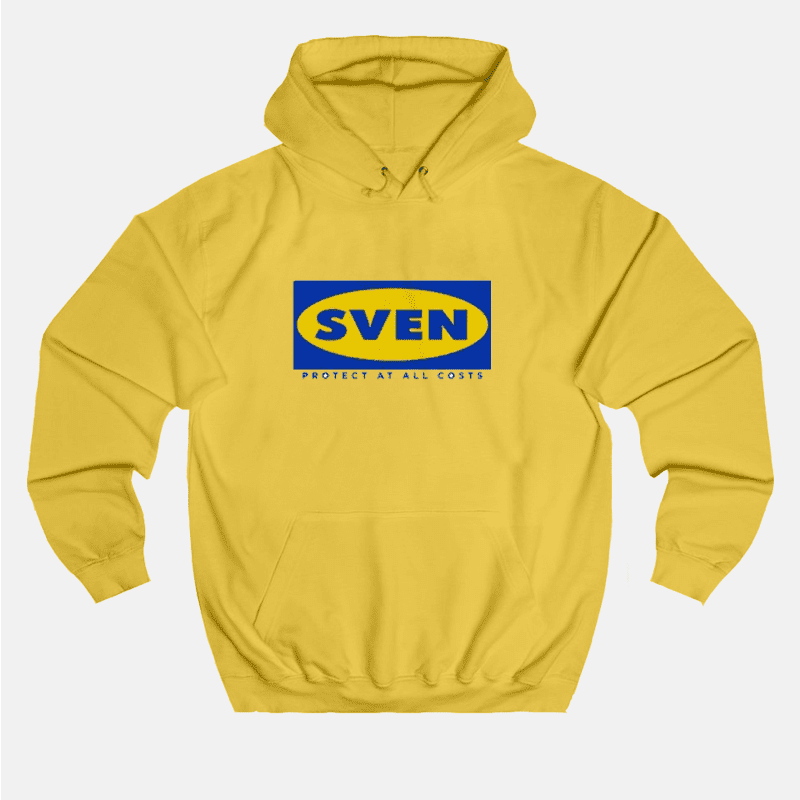 SVEN IKEA Logo Protect At All Costs Hoodies SVEN IKEA Logo Protect At All Costs Hoodies