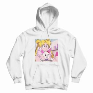 Sailor Moon Boys Are The Enemy 90s Anime Hoodie 3