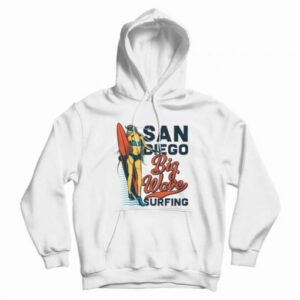 San Diego Big Wave Surfing Hoodie