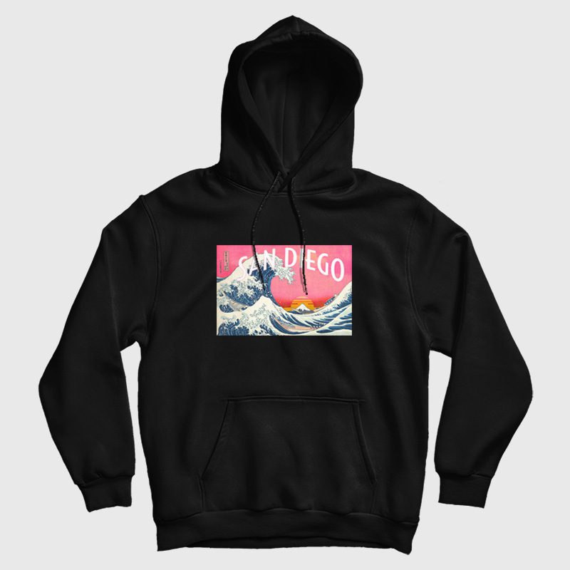 San Diego Wave Japan Wave Crossover Hoodie Funny San Diego Wave Japan Wave Crossover Hoodie Funny