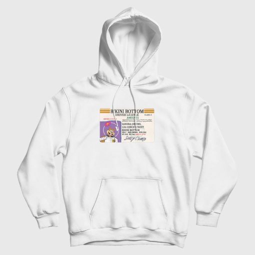 Sandy Cheeks Bikini Bottom Driver License Hoodie Sandy Cheeks Bikini Bottom Driver License Hoodie