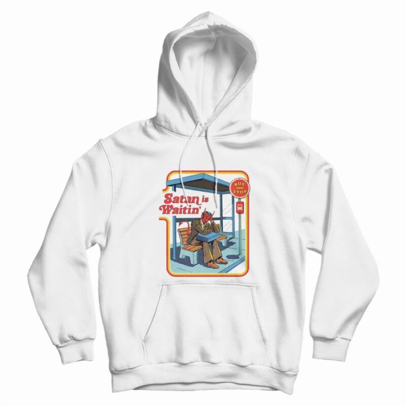 Satan is Waitin Bus Vintage Hoodie Satan is Waitin Bus Vintage Hoodie
